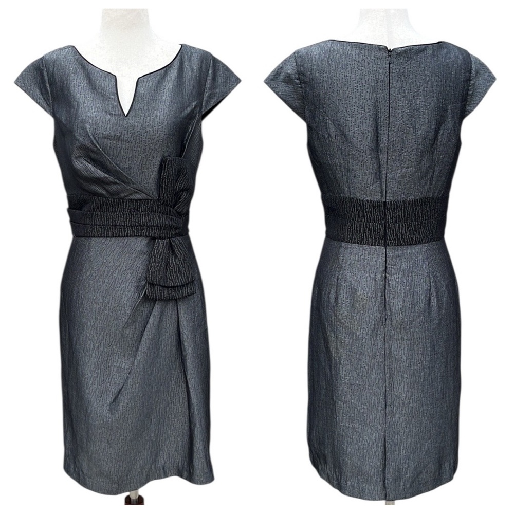 Nine West Dress with Faux Bow At Waist